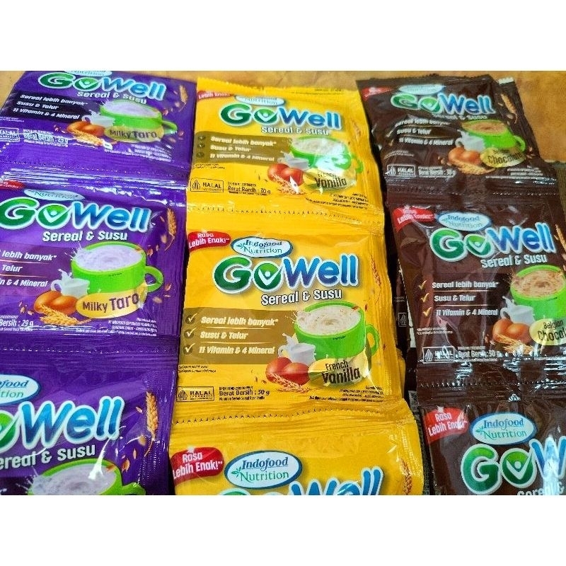 

Gowell Sereal Susu 1 Renceng 10 Pcs