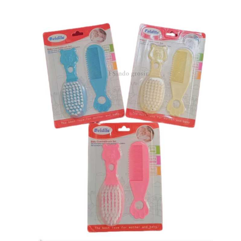 1SET SISIR RAMBUT BAYI NEWBORN/SISIR SIKAT BAYI LEMBUT HALUS