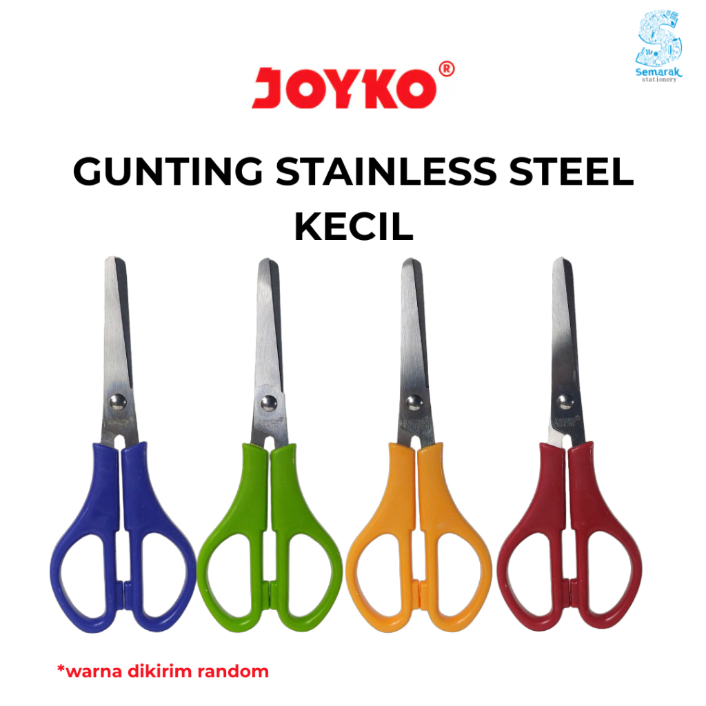 

Joyko SS-5 Gunting Stainless Steel Kecil - Random [1 pcs]