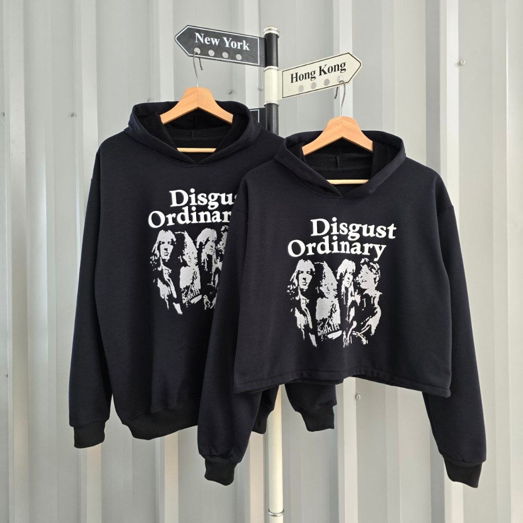 Jaket Couple Crope hoodie - Hoodie Couple Terbaru Kekinian – Jaket Unisex Pria & Wanita