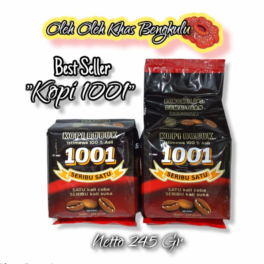 

Kopi Bubuk 1001 Bengkulu 245g