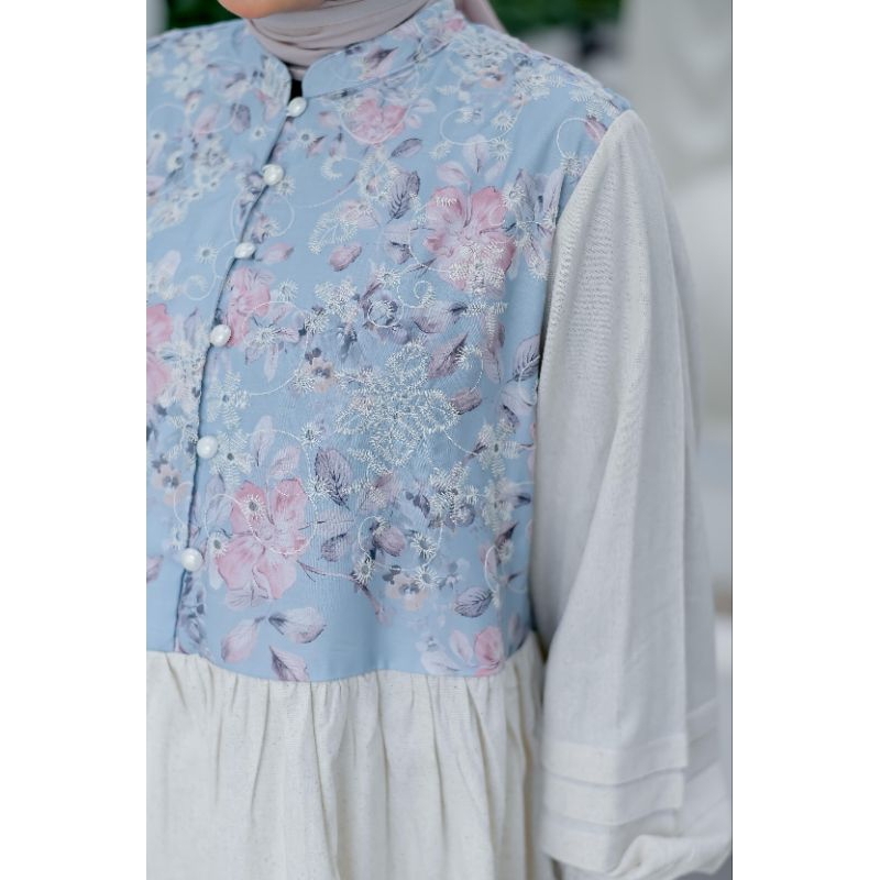 TSABITA BLOUSE SHIRT TOP KATUN BORDIR BOLONG PREMIUM MURAH