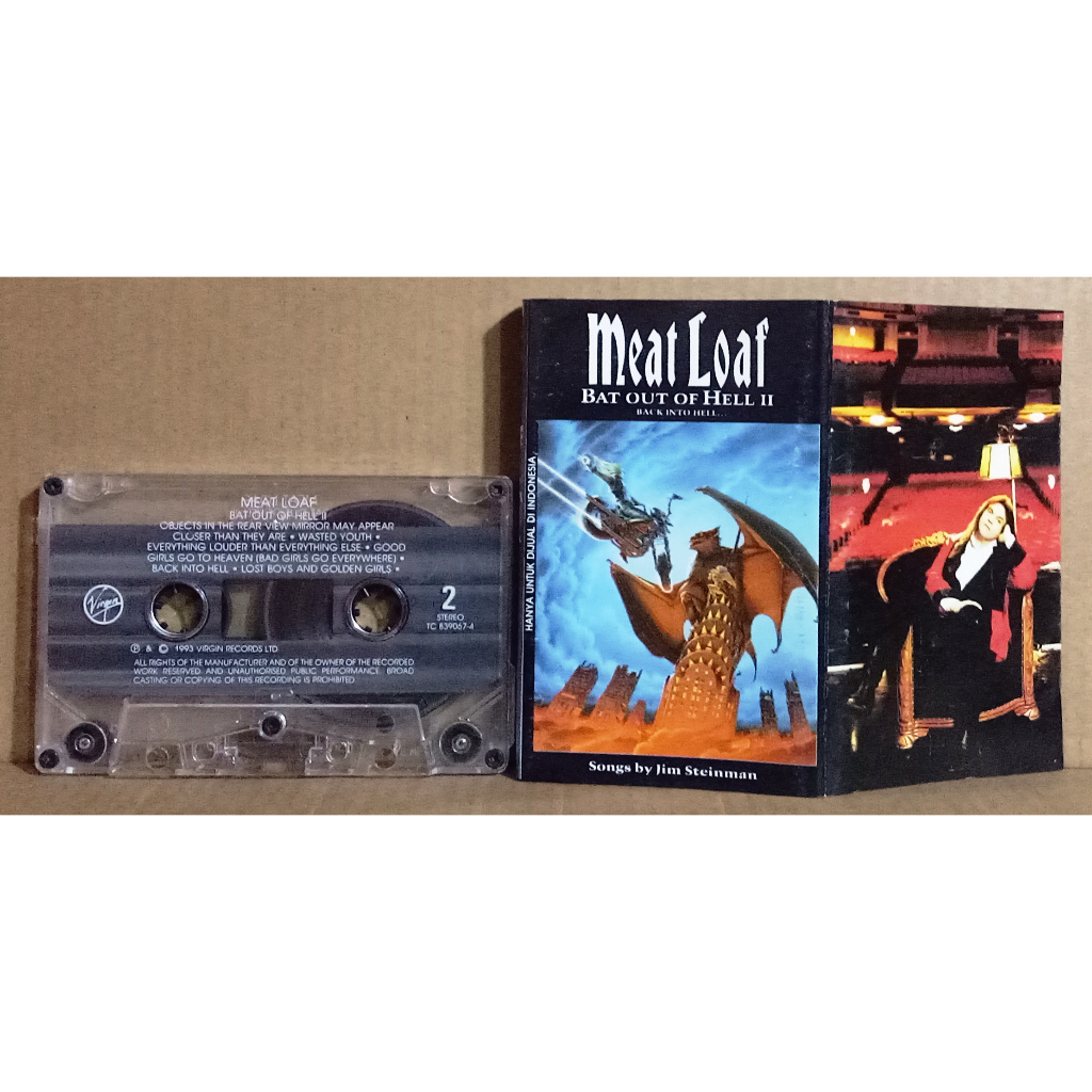 MEAT LOAF - BAT OUT OF HELL II - Kaset