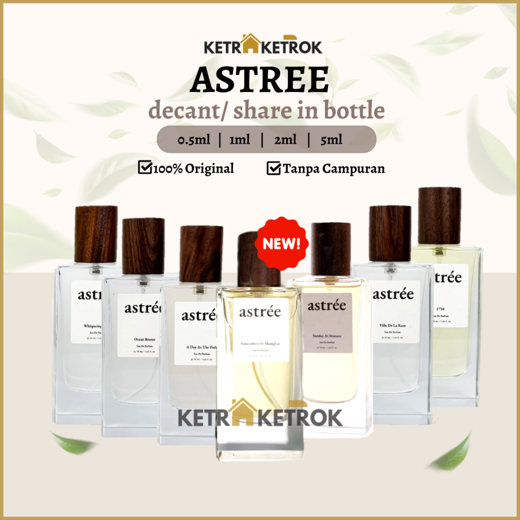 Decant Share Perfume Astree Sunday at Monaco / Garden in a Bouquet / Somewhere in Shanghai / 1750 / 