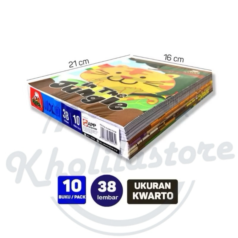 

(10 pcs) Buku Tulis Dodo Sidu 38 lembar