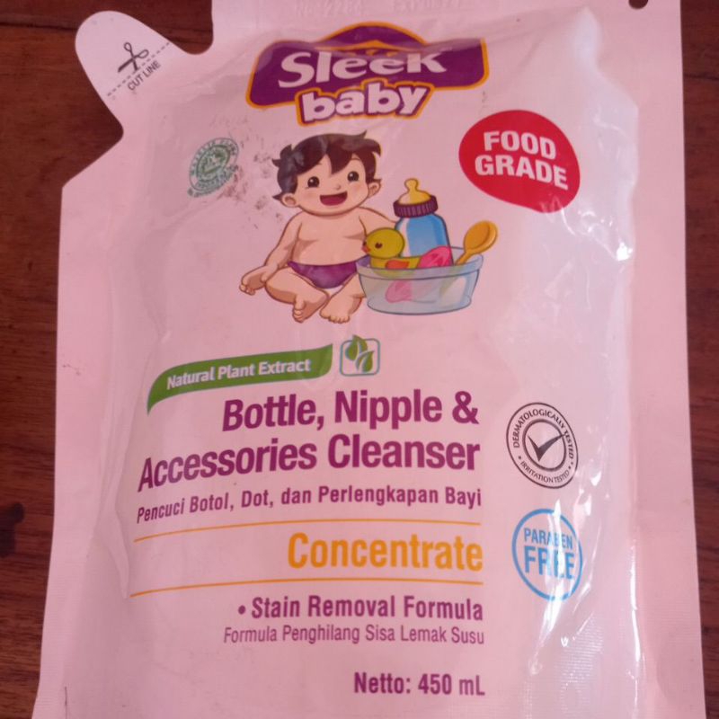 Sleek pencuci botol bayi 450ml