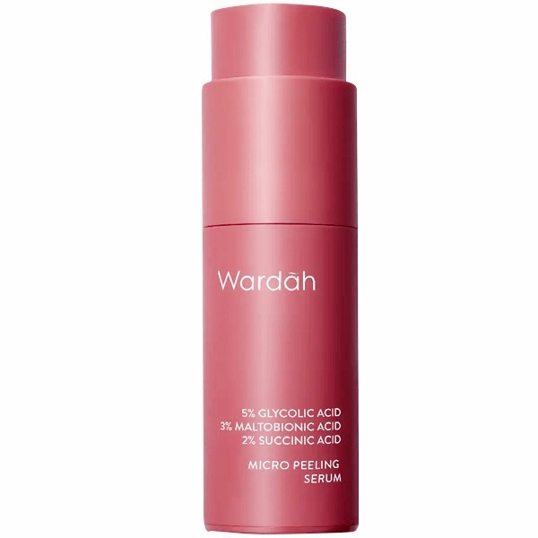 Wardah Micro Peeling Serum 20 ml - Serum Exfoliasi Wajah | Exfoliating Membantu Mencerahkan dan Meng