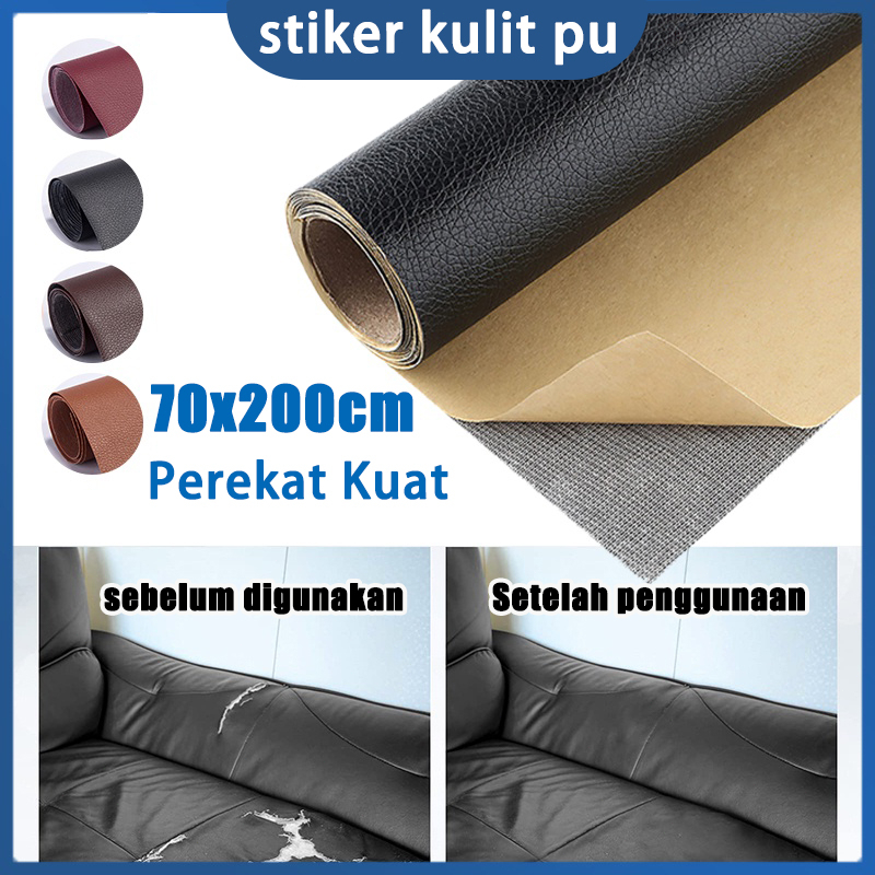 Tambal Sofa Robek Kulit - Kulit Jok Kursi Perekat - Stiker Jok Sofa - Stiker Kulit Penambal Sofa - S