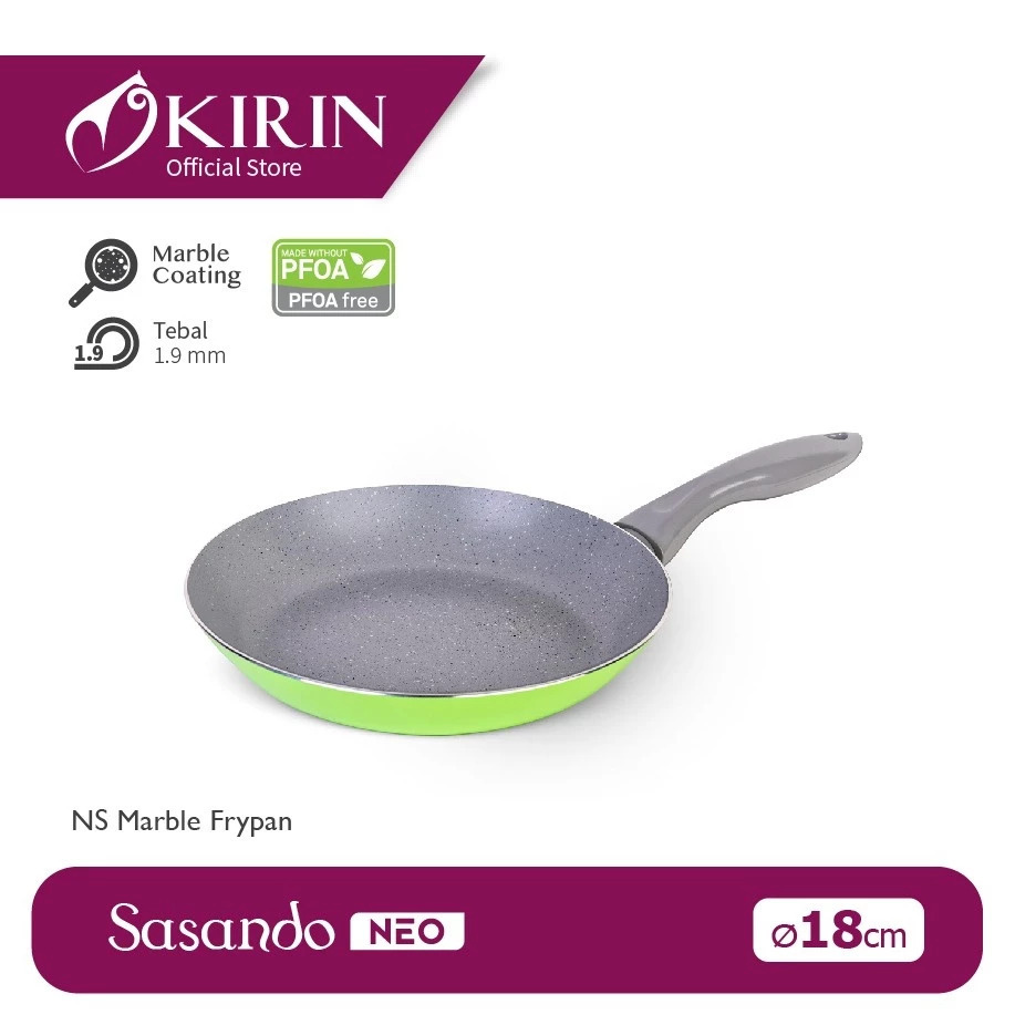 Kirin Teflon Wajan Sasando Frypan 18cm