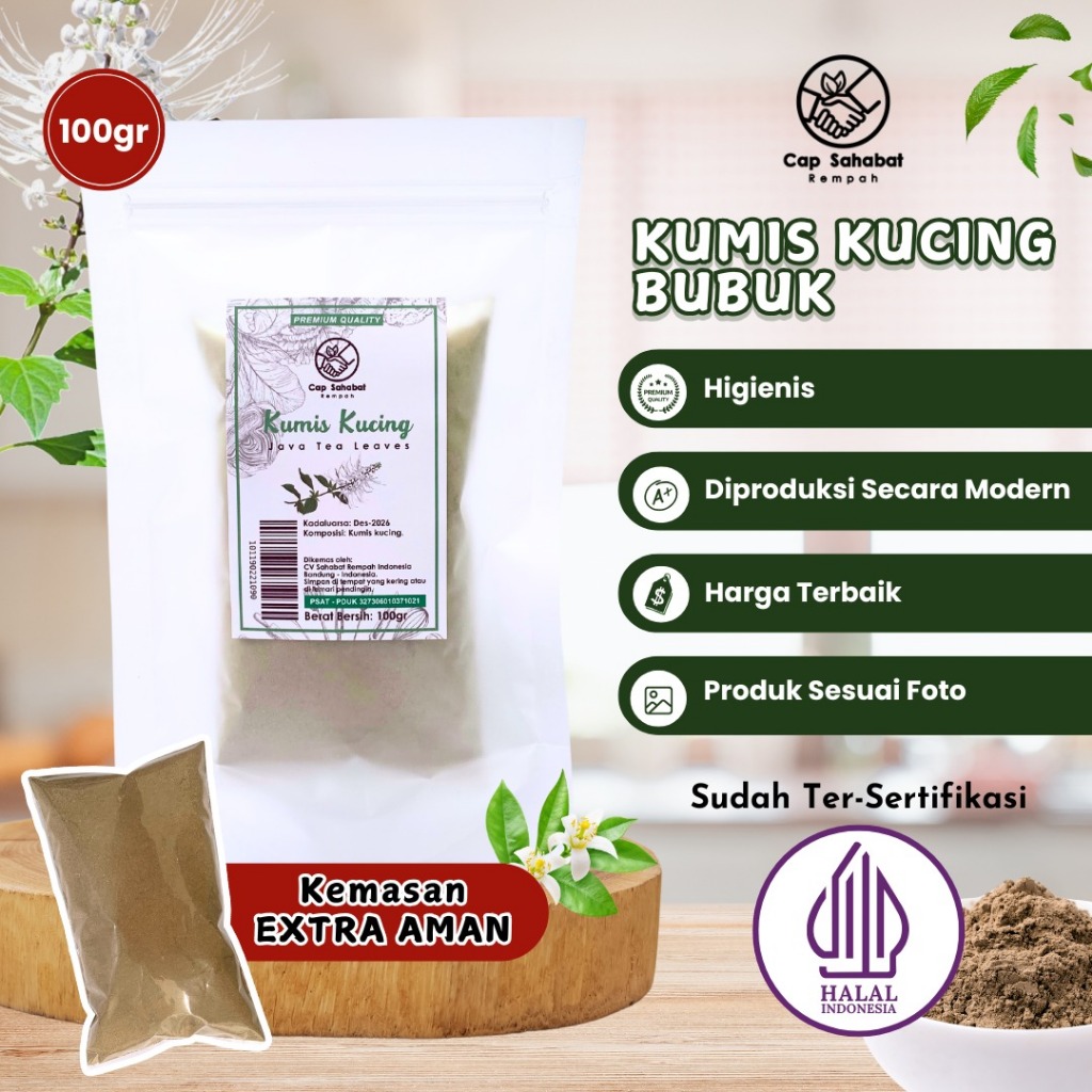 

100gr Kumis Kucing Bubuk / Java Tea Leaf / Rempah / JSR 100% PREMIUM QUALITY