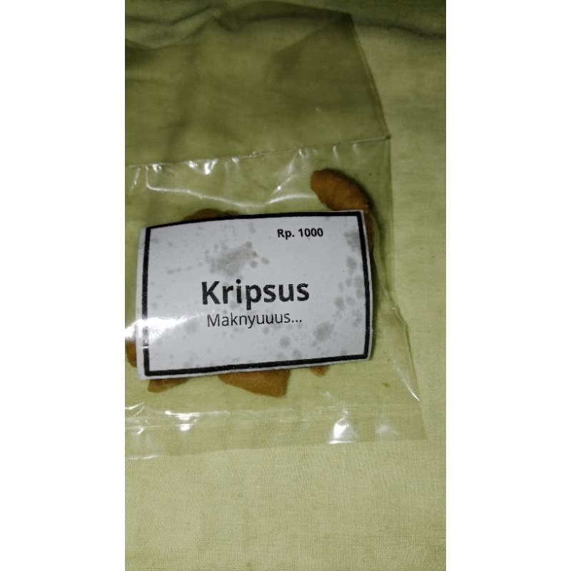 

kripik usus ayam original 1 renteng isi 10 bungkus