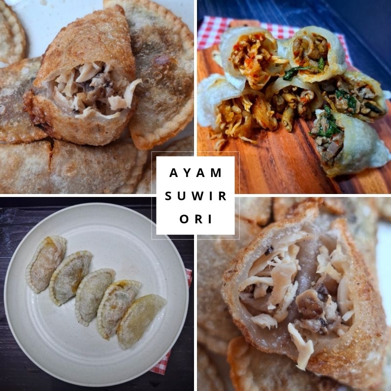 

[Gosend] Cireng Isi Ayam Suwir Mentah Siap Goreng