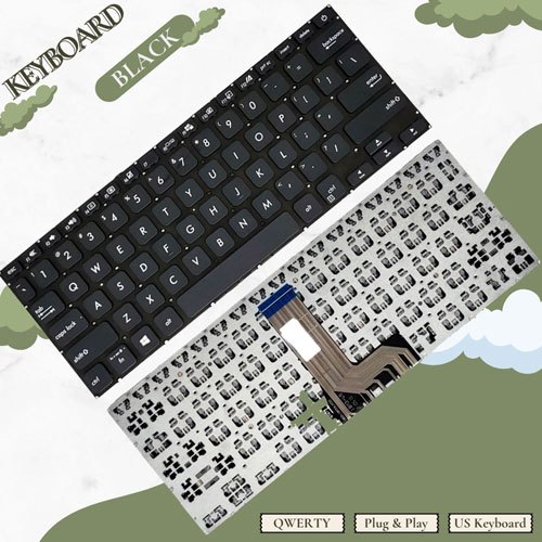 Best Quality Keyboard Laptop Asus A409j A409ja A409fj Hitam - GARANSI