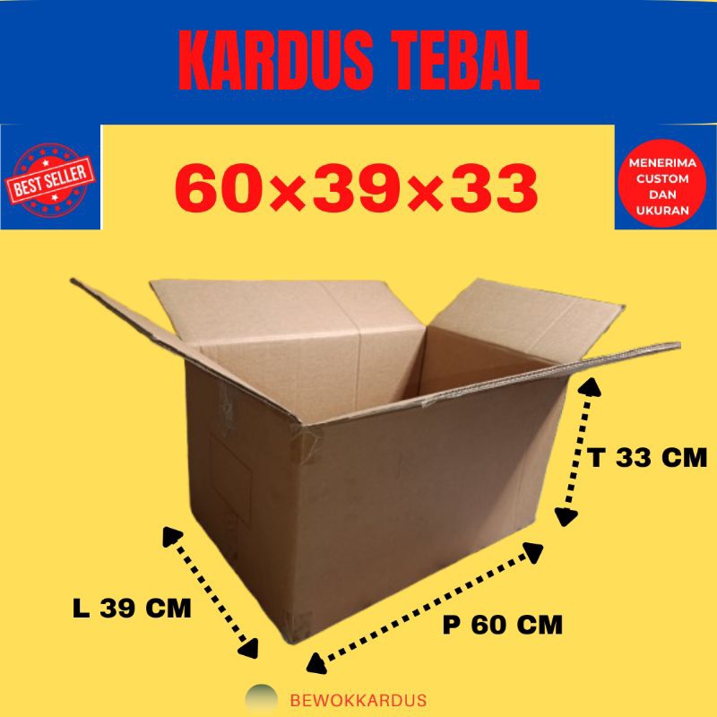 

kardus tebal ukuran 60×39×33