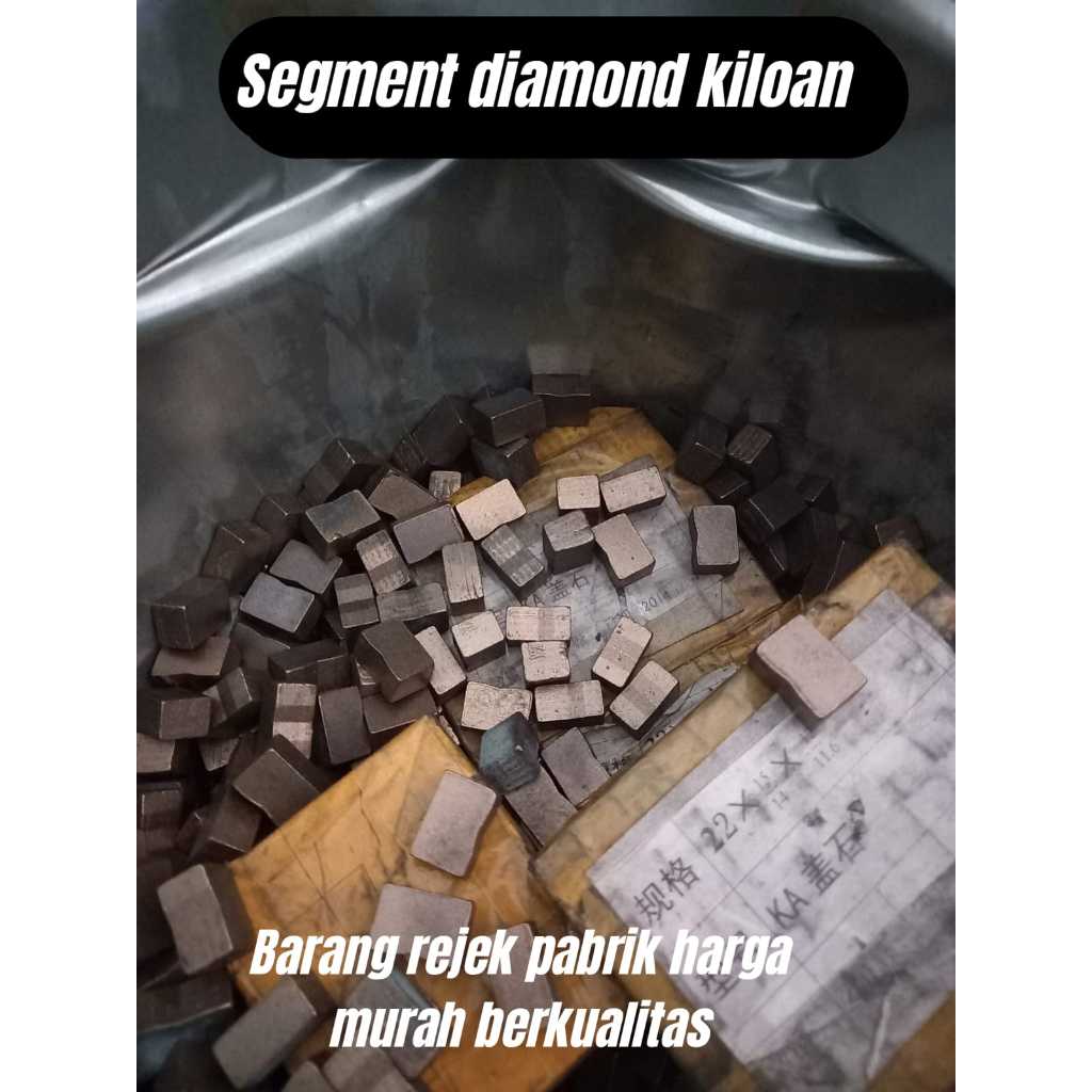 Mata Bor Segmen Diamond Reject 12mm  Harga Hemat 1kg 30biji/ 1/2kg15biji  /Mata Bor Sumur Tembus Bat