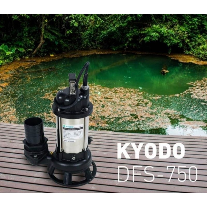 Pompa Celup Air Kyodo DFS-750 1Hp 220V 1Phase Non Auto Pompa Celup Air Kotor