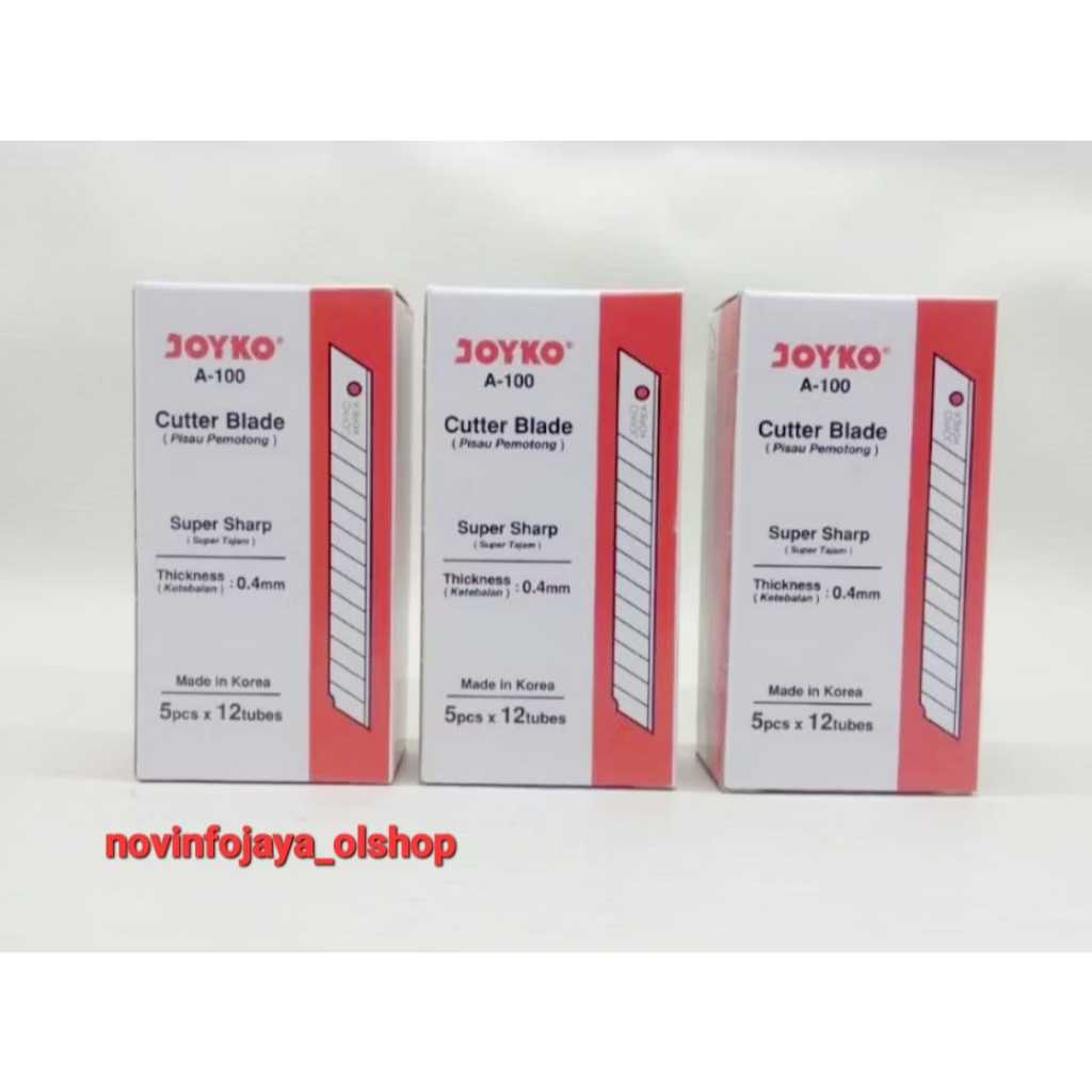 

ISI CUTTER JOYKO A100 ISI CUTTER KECIL TERMURAH ECER 1PCS