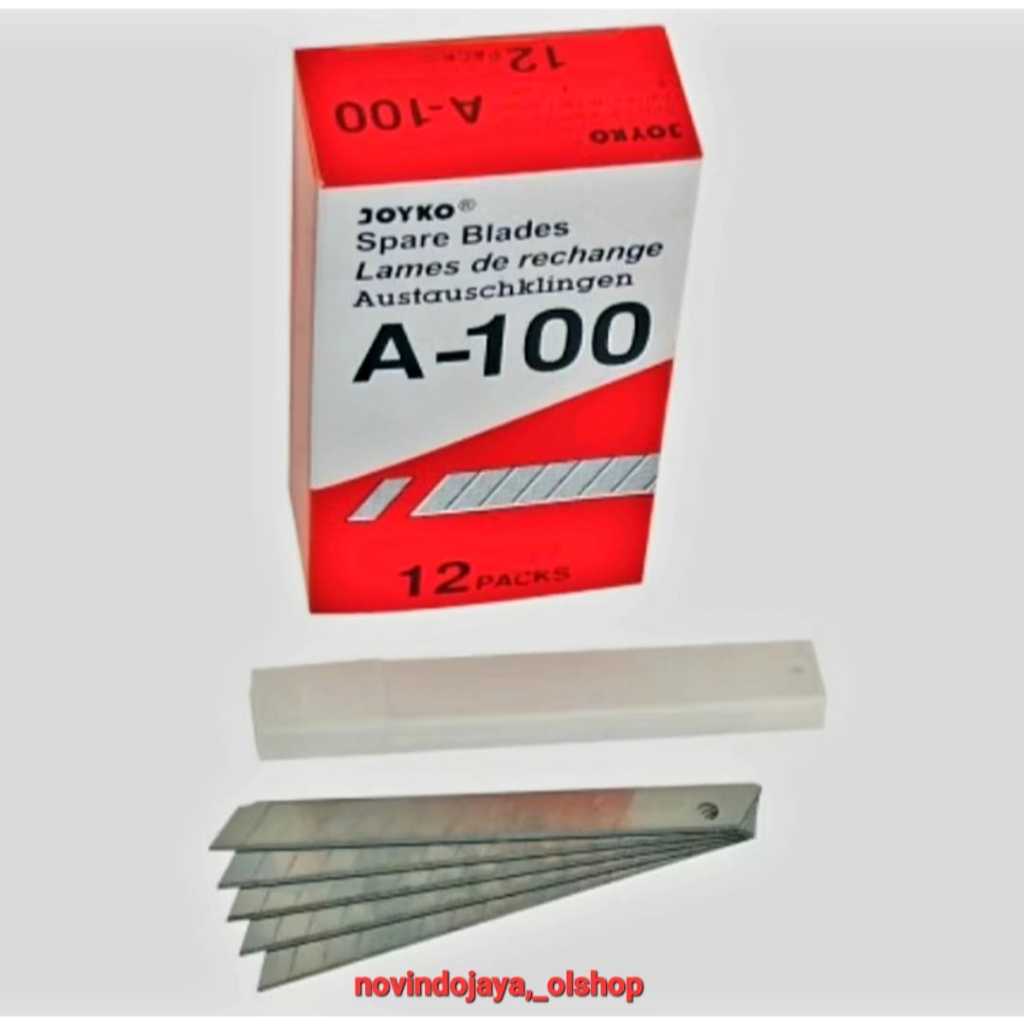 

ISI CUTTER JOYKO A100 ISI CUTTER KECIL TERMURAH GROSIR 12 TUBE