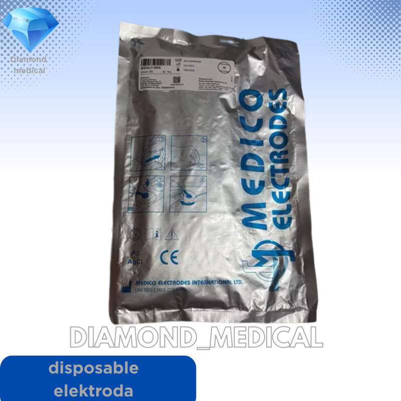 DISPOSABLE ELECTRODES ECG MEDICO / ELECTRODES ECG MEDICO isi 60 pcs