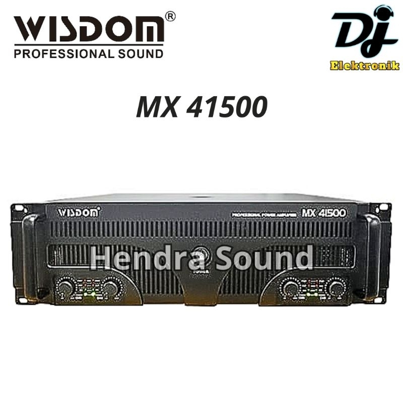 WISDOM ● MX 41500 / MX41500 - Power Amplifier (4 channel)