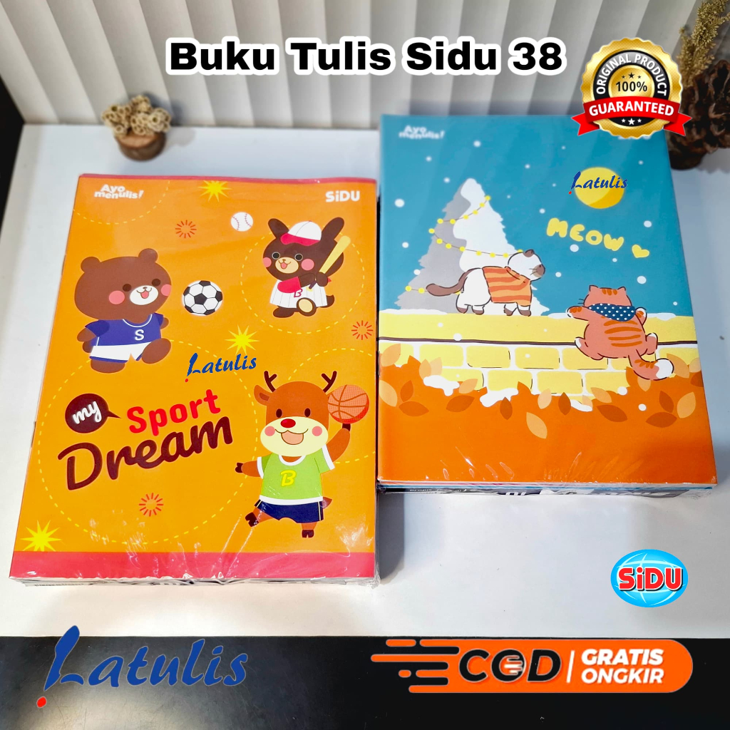 

(10pc) BUKU TULIS SIDU 38 LBR / BUKU SEKOLAH ANAK SINAR DUNIA