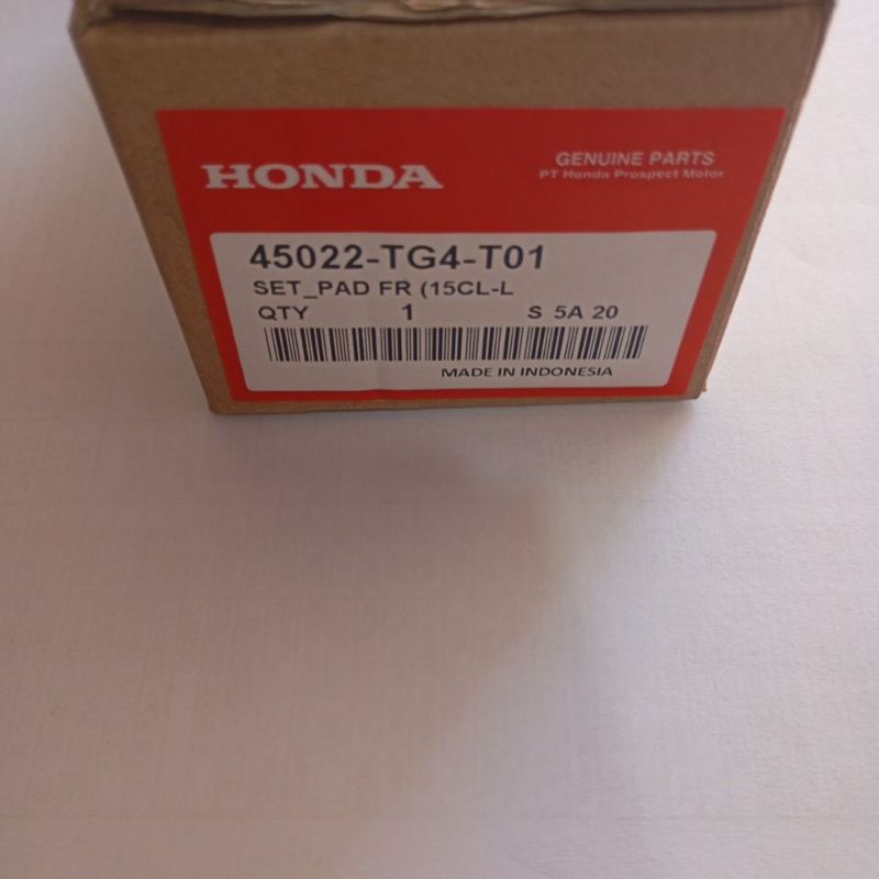 Brake Pad Kampas Rem Depan Brio ORIGINAL