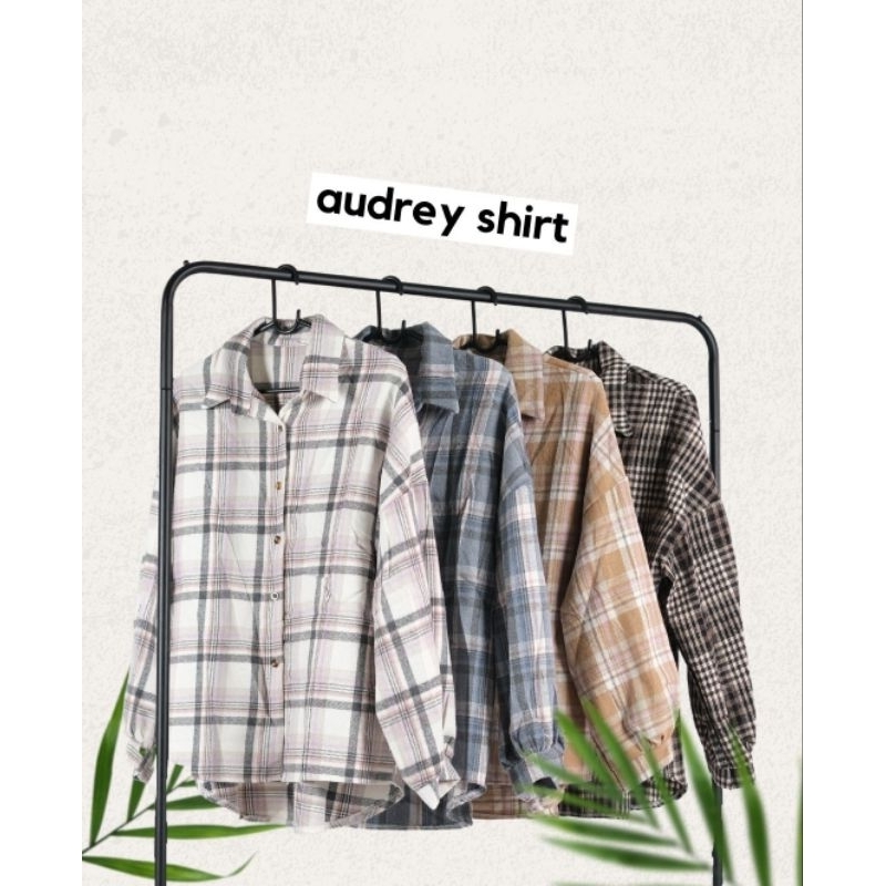 AUDREY SHIRT | ATASAN WANITA KEKINIAN | Flanel Over size