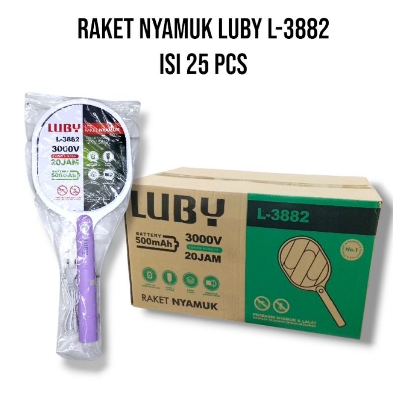 RAKET NYAMUK LUBY L-2882 Kartonan