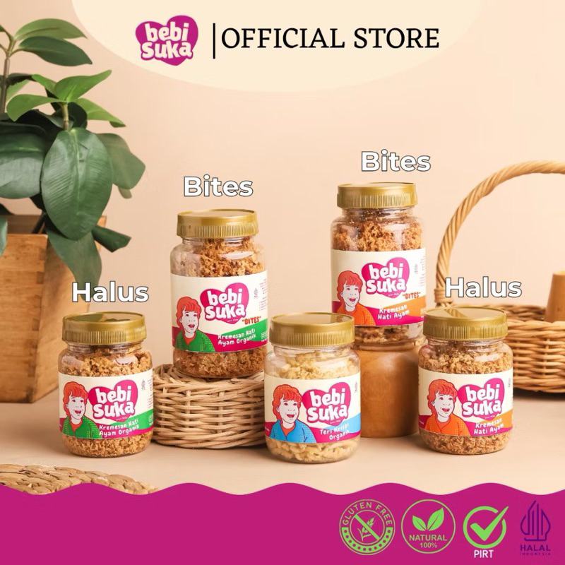 

Bebisuka Kremesan Hati Ayam Snack MPASI Organik dan Original