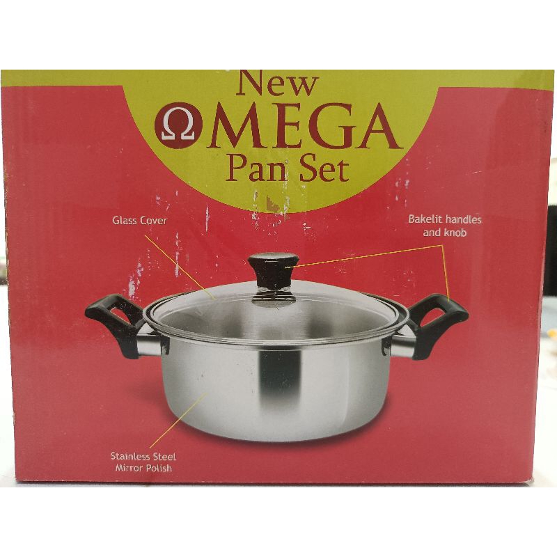 Maspion Omega Pan Set Panci Stainless Steel isi 3 set