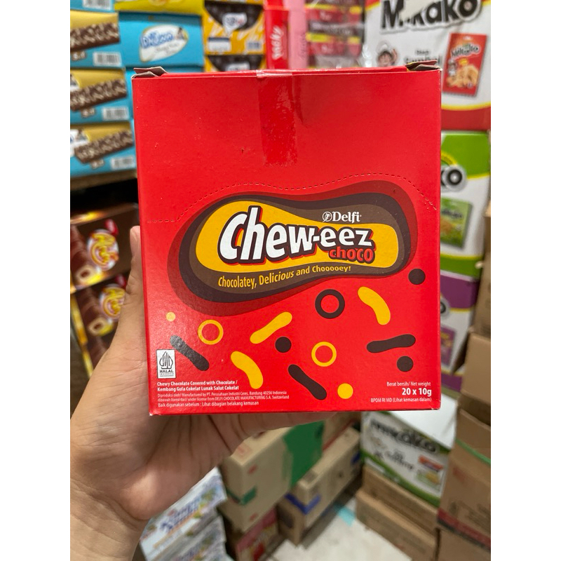 

Delfi Cheweez Choco 1box isi 20 bungkus