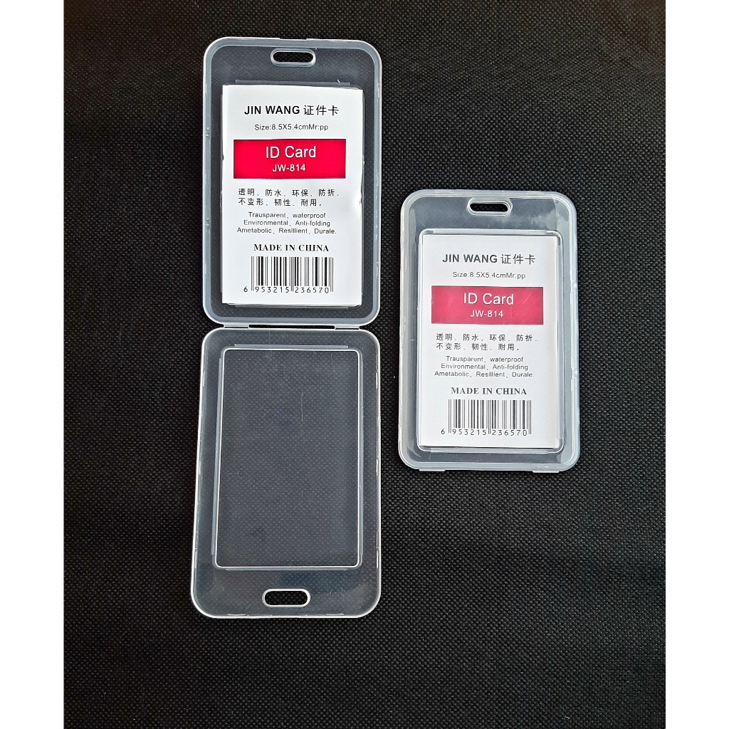 

FRAME BOX / card holder transparan box tutup / casing idcard / frame kartu id card