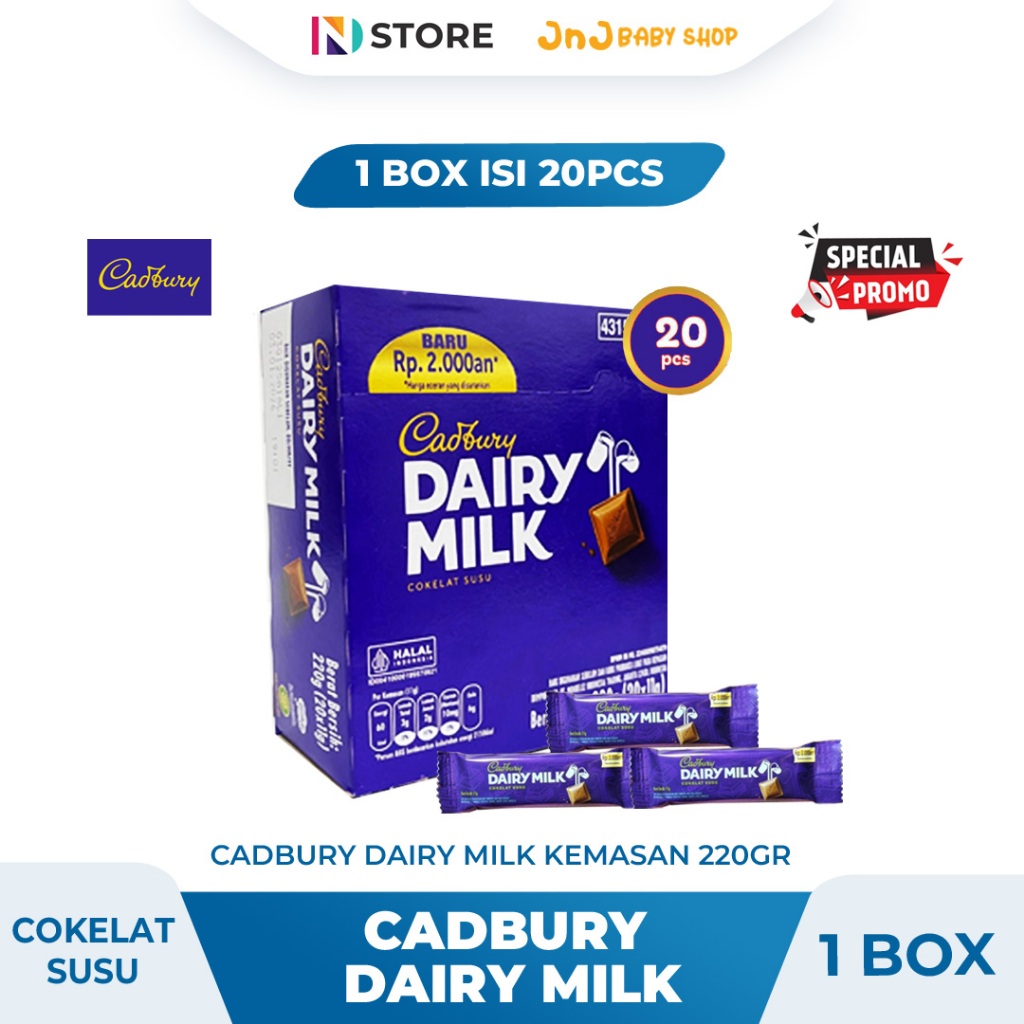 

Cadbury Dairy Milk Original Kemasan Box 220gr
