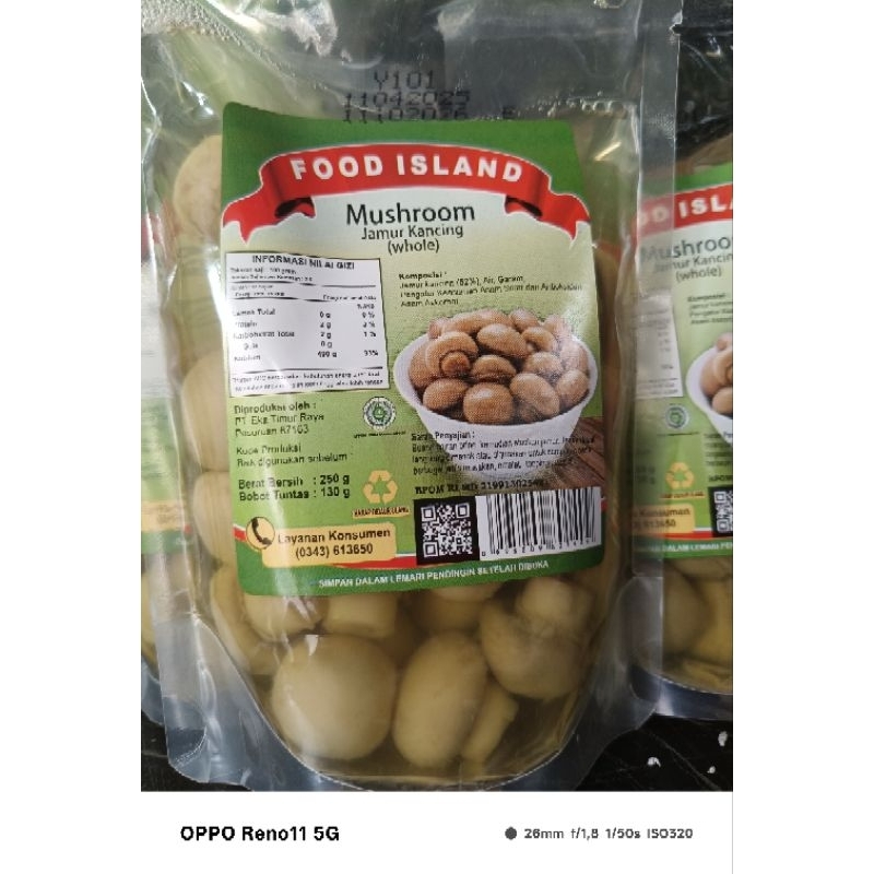 

jamur champignon whole 250gr