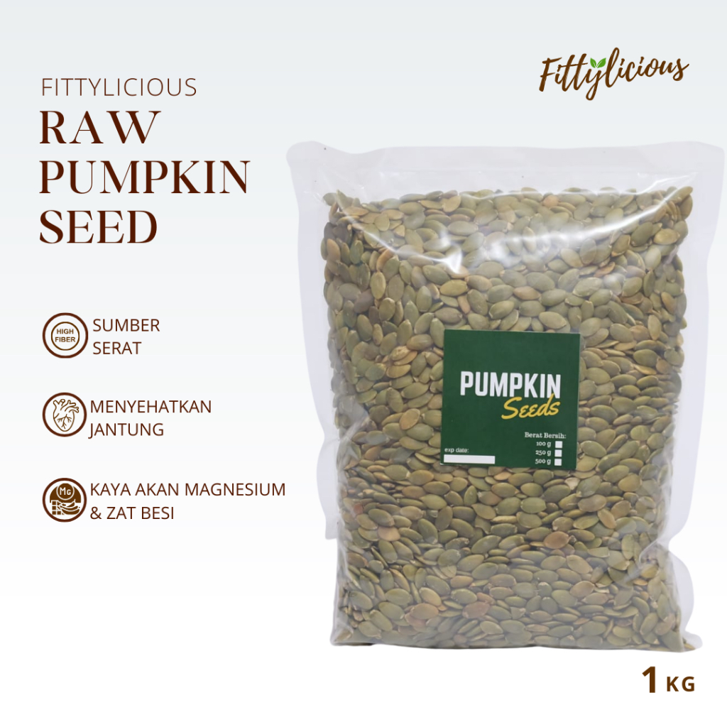 

Pumpkin Seed 1 Kg Mentah / Biji Labu 1 Kg Mentah