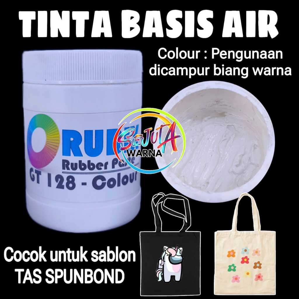 

TINTA RUBBER PASTA BASIS AIR GT 128 COLOUR SABLON TAS SPUNBOND 1KG