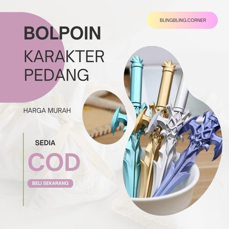 

Bolpoin Karakter Pedang Lucu Menarik