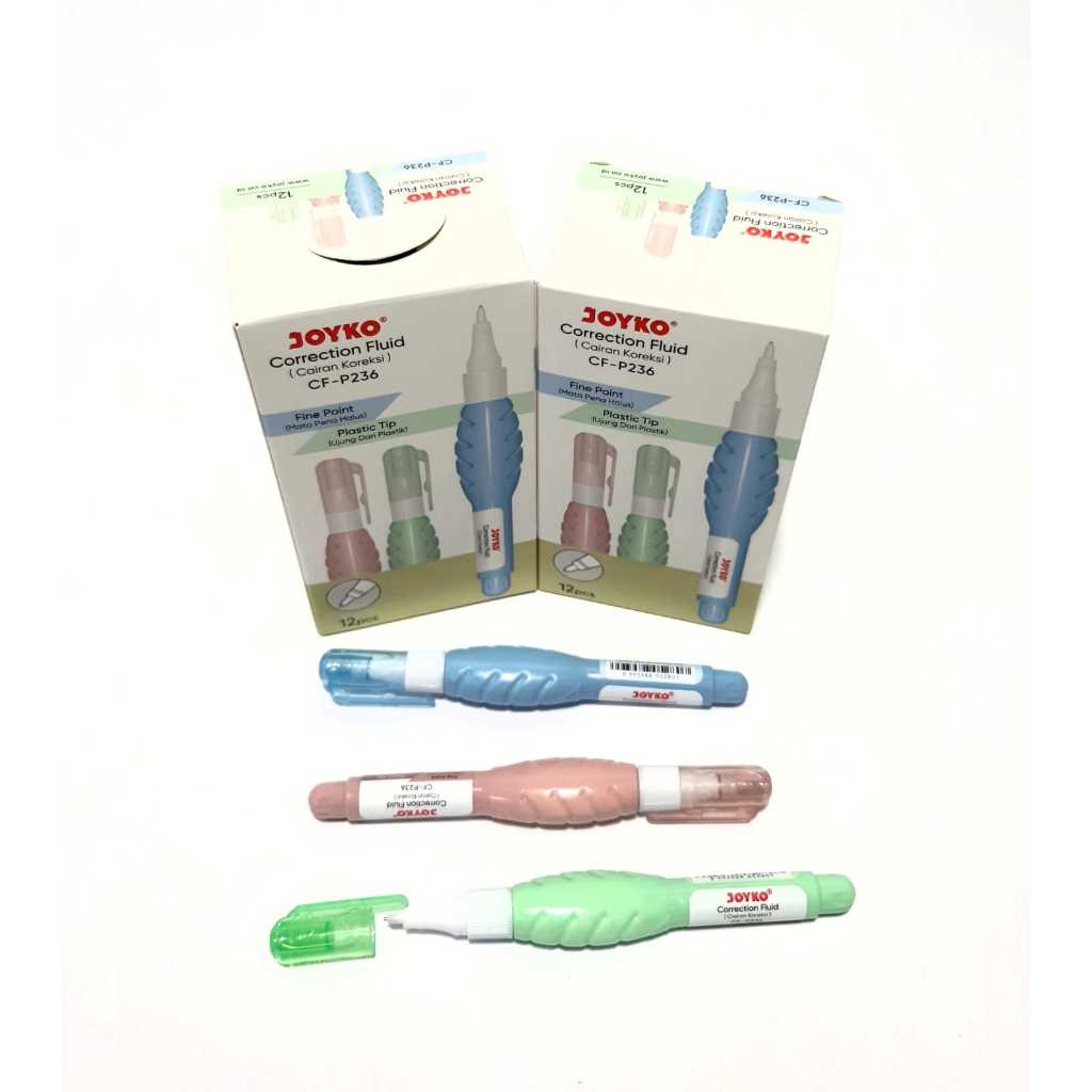 

Harga Grosir ( 1kotak/12 pcs) Correction Fluid Joyko CF-P236 ORIGINAL