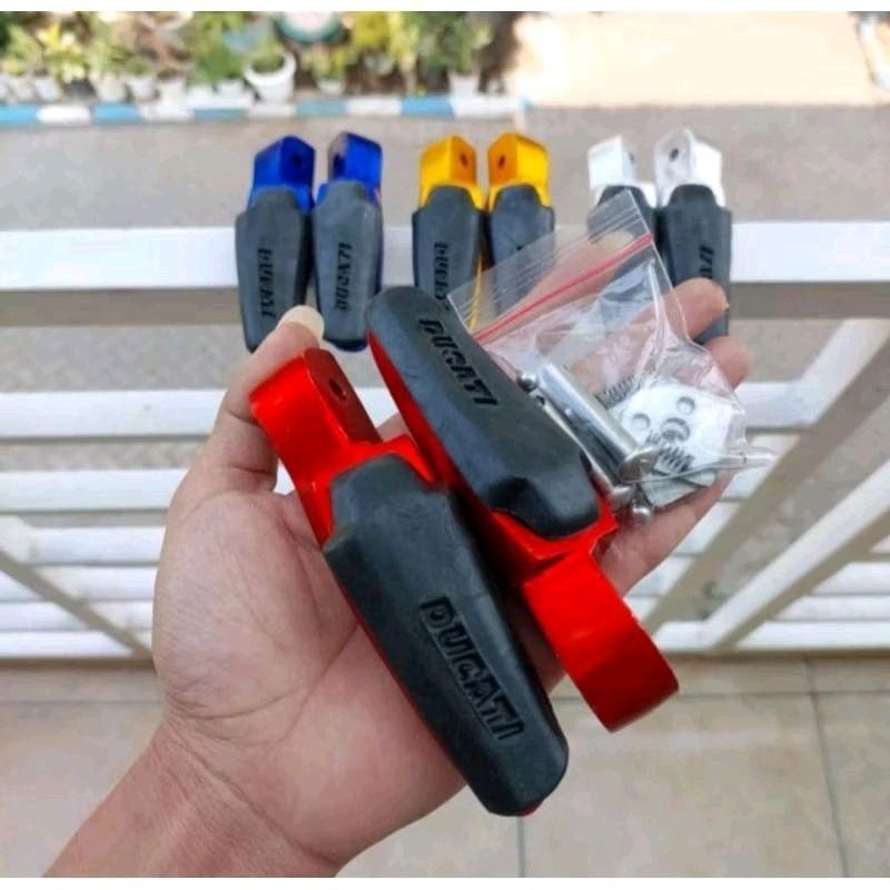 Postep footstep Ducati Variasi Modifikasi All Motor PNP Vixion Byson Megapro