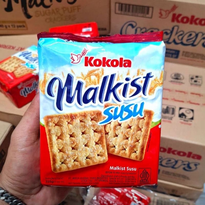 

Malkist Susu Kokola 225gr (1 dus isi 18 pcs)