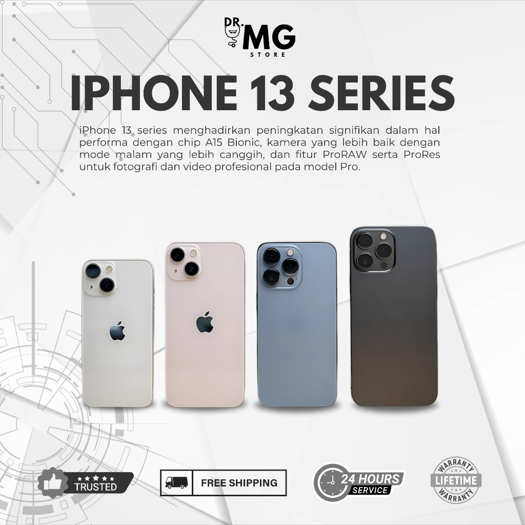 Drmg | iPhone 13 Pro Max | 13 Pro | 13 | 128Gb | 256Gb | 512Gb Fullset Original