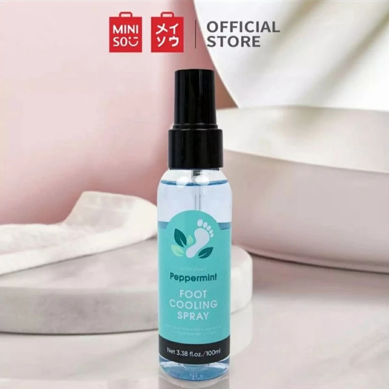Miniso Foot Cooling Spray - Peppermint/ Deodoran Kaki