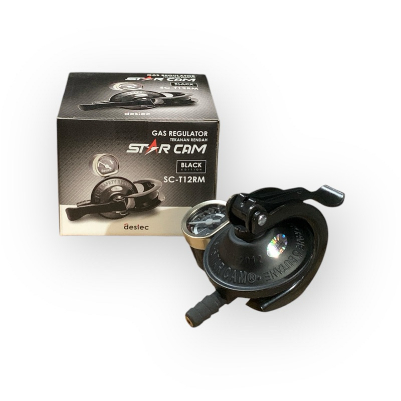 Regulator plus meteran dan pengaman starcam SC 23 M / 23 S / T12R dan T12RM (WARNA HITAM BUKAN BIRU)