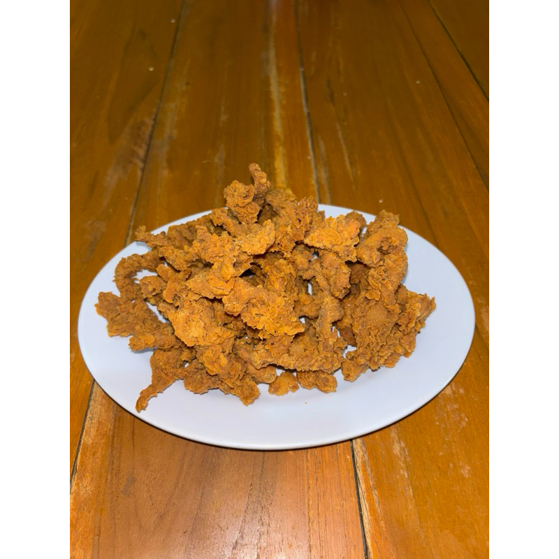 

Keripik Kulit Ayam Crispy 500gr (Asin Gurih )