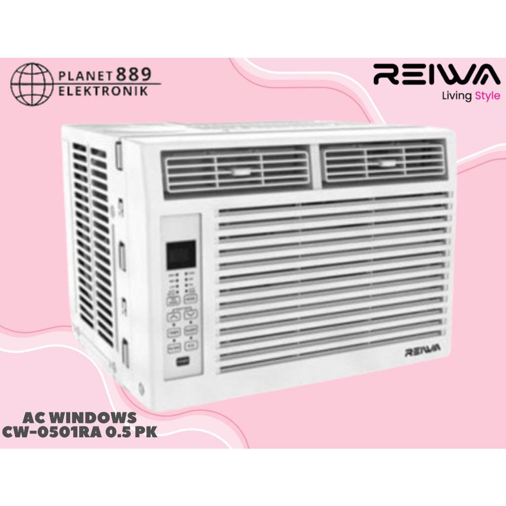 REIWA CW-0501RA AC Window 1/2PK Low Watt Garansi Resmi