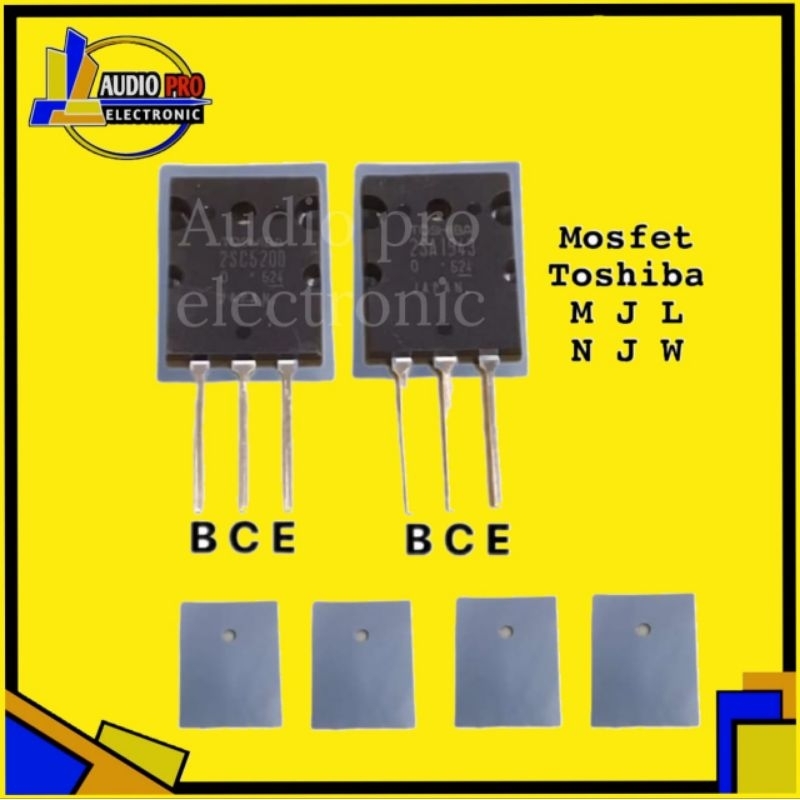 ISOLATOR TRANSISTOR KAIN A1943 & C5200 (HARGA /20 PCS)