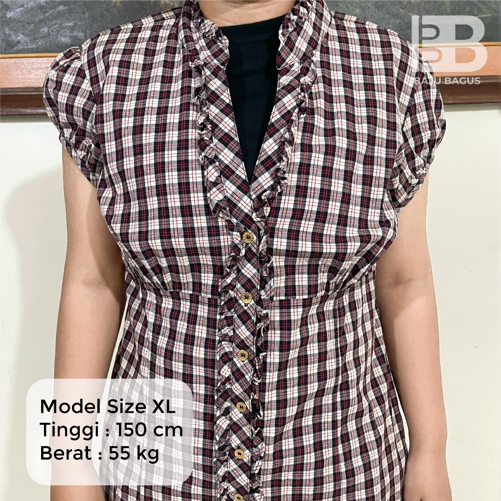 Kemeja Guess Bahan Cotton Bermotif | Baju Bagus