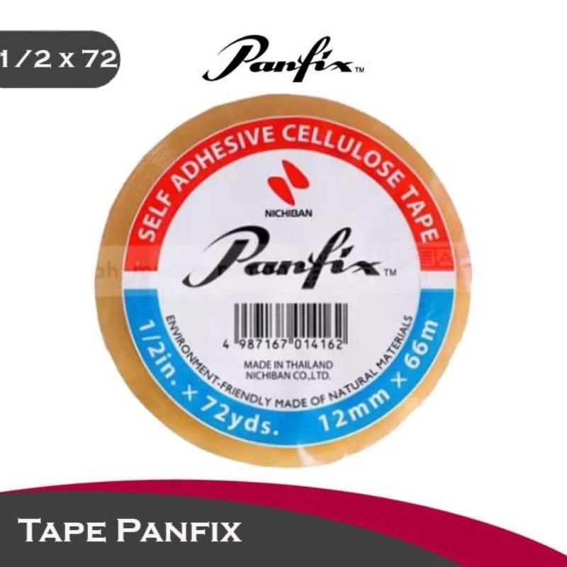 

Panfix 1/2 x 72 Yard Selotip 1 Rol