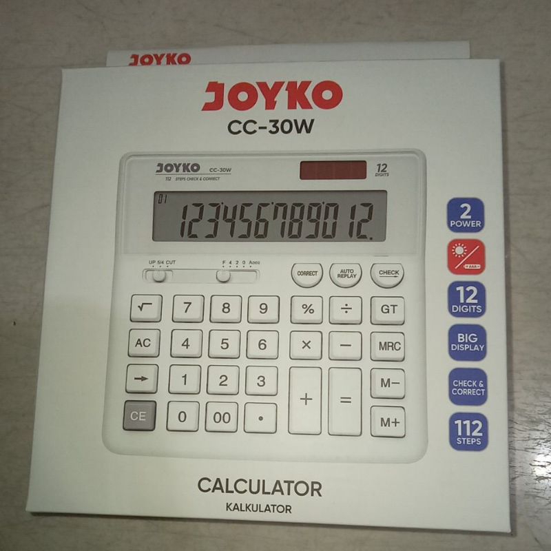 

Calculator CC-30W Joyko