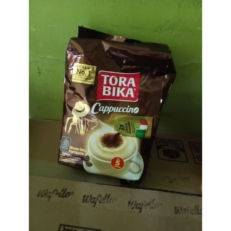 

kopi cappucino ,tora bika& fresco 1sachet
